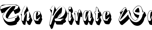 Font : Stentor-Shadow-URW Custom Text : The Pirate Way Test your own text here Click to download or to view this font on a tshirt that can be custom printed in Bali