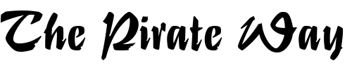 Font : StentorT Custom Text : The Pirate Way Test your own text here Click to download or to view this font on a tshirt that can be custom printed in Bali