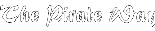 Font : StentorTOu1 Custom Text : The Pirate Way Test your own text here Click to download or to view this font on a tshirt that can be custom printed in Bali
