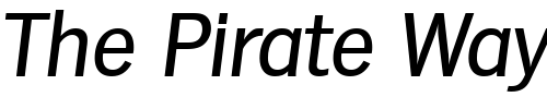 Font : StephenBecker-Italic Custom Text : The Pirate Way Test your own text here Click to download or to view this font on a tshirt that can be custom printed in Bali