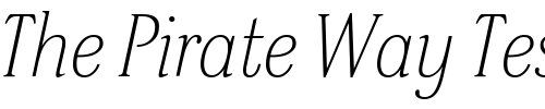 Font : SteppITC-LightItalic-xPDF Custom Text : The Pirate Way Test your own text here Click to download or to view this font on a tshirt that can be custom printed in Bali