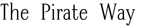Font : SteppITC-Medium-xPDF Custom Text : The Pirate Way Test your own text here Click to download or to view this font on a tshirt that can be custom printed in Bali