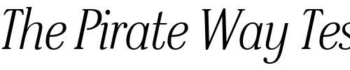 Font : SteppITC-MediumItalic-xPDF Custom Text : The Pirate Way Test your own text here Click to download or to view this font on a tshirt that can be custom printed in Bali