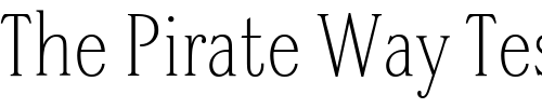 Font : SteppITCStd-Light-xPDF Custom Text : The Pirate Way Test your own text here Click to download or to view this font on a tshirt that can be custom printed in Bali