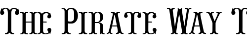 Font : Stereopticon-Regular Custom Text : The Pirate Way Test your own text here Click to download or to view this font on a tshirt that can be custom printed in Bali