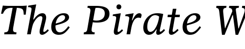 Font : Sterling-SSi-Italic Custom Text : The Pirate Way Test your own text here Click to download or to view this font on a tshirt that can be custom printed in Bali
