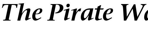 Font : Stone-Serif-Sem-ITC-TT-SemiIta Custom Text : The Pirate Way Test your own text here Click to download or to view this font on a tshirt that can be custom printed in Bali