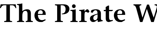 Font : StoneSerif-SAIN-SmBd-v Custom Text : The Pirate Way Test your own text here Click to download or to view this font on a tshirt that can be custom printed in Bali