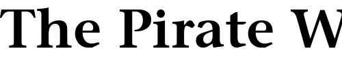 Font : StoneSerif-SCIN-SmBd-v Custom Text : The Pirate Way Test your own text here Click to download or to view this font on a tshirt that can be custom printed in Bali