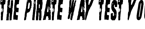Font : Straight-Face Custom Text : The Pirate Way Test your own text here Click to download or to view this font on a tshirt that can be custom printed in Bali