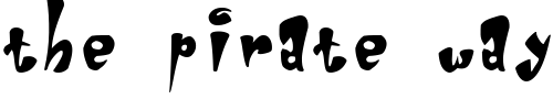 Font : Straight-Jacket Custom Text : The Pirate Way Test your own text here Click to download or to view this font on a tshirt that can be custom printed in Bali