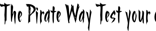 Font : Stranger-ITC Custom Text : The Pirate Way Test your own text here Click to download or to view this font on a tshirt that can be custom printed in Bali
