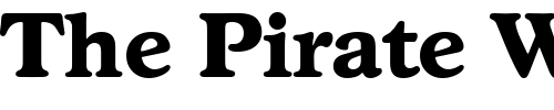 Font : Stratford-Serial-ExtraBold-Regular Custom Text : The Pirate Way Test your own text here Click to download or to view this font on a tshirt that can be custom printed in Bali