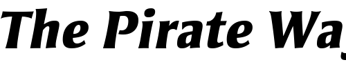 Font : Strayhorn-MT-Extra-Bold-Italic Custom Text : The Pirate Way Test your own text here Click to download or to view this font on a tshirt that can be custom printed in Bali