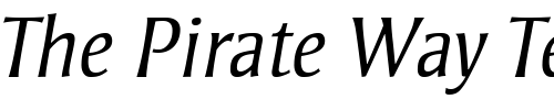 Font : Strayhorn-MT-Light-Italic Custom Text : The Pirate Way Test your own text here Click to download or to view this font on a tshirt that can be custom printed in Bali