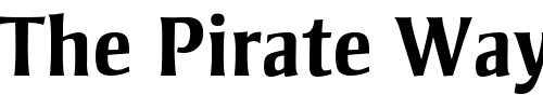Font : StrayhornMT-BoldOsF Custom Text : The Pirate Way Test your own text here Click to download or to view this font on a tshirt that can be custom printed in Bali
