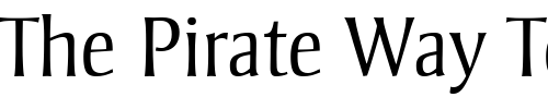 Font : StrayhornMT-Light Custom Text : The Pirate Way Test your own text here Click to download or to view this font on a tshirt that can be custom printed in Bali