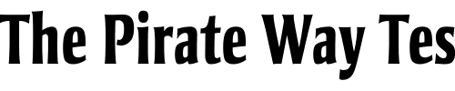 Font : StrayhornMT-XXCOsF Custom Text : The Pirate Way Test your own text here Click to download or to view this font on a tshirt that can be custom printed in Bali