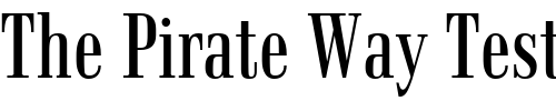 Font : Strider Custom Text : The Pirate Way Test your own text here Click to download or to view this font on a tshirt that can be custom printed in Bali
