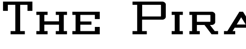 Font : Strongman_Bold Custom Text : The Pirate Way Test your own text here Click to download or to view this font on a tshirt that can be custom printed in Bali