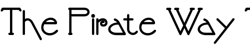 Font : StrongsDraughtsman-DemiBold Custom Text : The Pirate Way Test your own text here Click to download or to view this font on a tshirt that can be custom printed in Bali
