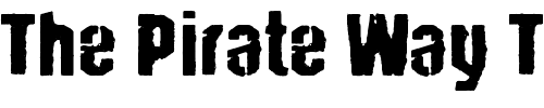 Font : Structia-War Custom Text : The Pirate Way Test your own text here Click to download or to view this font on a tshirt that can be custom printed in Bali