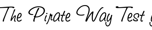 Font : Studio-Script-ITC-TT Custom Text : The Pirate Way Test your own text here Click to download or to view this font on a tshirt that can be custom printed in Bali