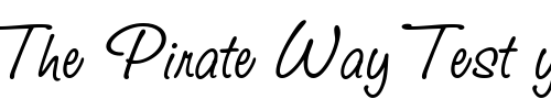 Font : StudioScriptAlternativeITC Custom Text : The Pirate Way Test your own text here Click to download or to view this font on a tshirt that can be custom printed in Bali