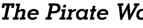 Font : Stymie-Lt-BT-Bold-Italic Custom Text : The Pirate Way Test your own text here Click to download or to view this font on a tshirt that can be custom printed in Bali