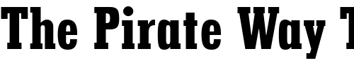 Font : Stymie-XBdCn-BT-Extra-Bold Custom Text : The Pirate Way Test your own text here Click to download or to view this font on a tshirt that can be custom printed in Bali