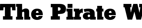 Font : StymieBlack-Regular Custom Text : The Pirate Way Test your own text here Click to download or to view this font on a tshirt that can be custom printed in Bali