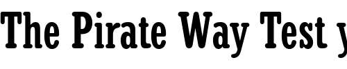 Font : StymieTMedConRo1 Custom Text : The Pirate Way Test your own text here Click to download or to view this font on a tshirt that can be custom printed in Bali