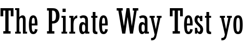 Font : StymieTRegCon Custom Text : The Pirate Way Test your own text here Click to download or to view this font on a tshirt that can be custom printed in Bali