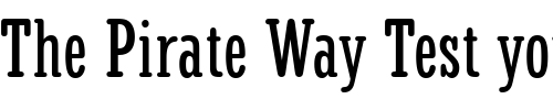 Font : StymieTRegConRo1 Custom Text : The Pirate Way Test your own text here Click to download or to view this font on a tshirt that can be custom printed in Bali