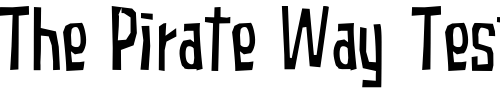 Font : Subaccuz-Light Custom Text : The Pirate Way Test your own text here Click to download or to view this font on a tshirt that can be custom printed in Bali