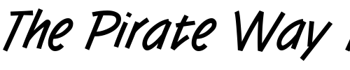 Font : SuccotashHmkBold Custom Text : The Pirate Way Test your own text here Click to download or to view this font on a tshirt that can be custom printed in Bali