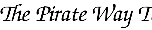 Font : SuggarDB-Italic Custom Text : The Pirate Way Test your own text here Click to download or to view this font on a tshirt that can be custom printed in Bali