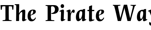 Font : SullyJonquieresMN-Bold Custom Text : The Pirate Way Test your own text here Click to download or to view this font on a tshirt that can be custom printed in Bali