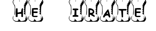 Font : Summer-s-Doggie-Bones Custom Text : The Pirate Way Test your own text here Click to download or to view this font on a tshirt that can be custom printed in Bali