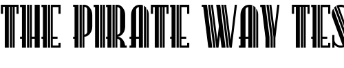 Font : Super-Bob-Triline-Nf Custom Text : The Pirate Way Test your own text here Click to download or to view this font on a tshirt that can be custom printed in Bali