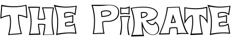 Font : Super-Delicious-BTN-Outline Custom Text : The Pirate Way Test your own text here Click to download or to view this font on a tshirt that can be custom printed in Bali