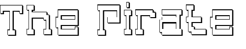 Font : Superago-3D Custom Text : The Pirate Way Test your own text here Click to download or to view this font on a tshirt that can be custom printed in Bali