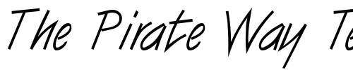 Font : Surfboard-Regular-DB Custom Text : The Pirate Way Test your own text here Click to download or to view this font on a tshirt that can be custom printed in Bali