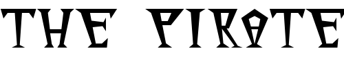 Font : Surfin-ta-Mars Custom Text : The Pirate Way Test your own text here Click to download or to view this font on a tshirt that can be custom printed in Bali