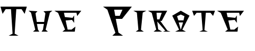 Font : Surfinta-Mars Custom Text : The Pirate Way Test your own text here Click to download or to view this font on a tshirt that can be custom printed in Bali