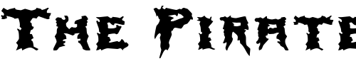 Font : SwampTerrorExtended Custom Text : The Pirate Way Test your own text here Click to download or to view this font on a tshirt that can be custom printed in Bali