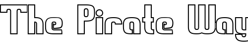 Font : Sweden-Funkis-StraightOutlined Custom Text : The Pirate Way Test your own text here Click to download or to view this font on a tshirt that can be custom printed in Bali