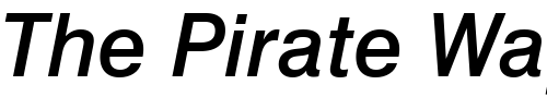 Font : Swis721-Md-BT-Medium-Italic Custom Text : The Pirate Way Test your own text here Click to download or to view this font on a tshirt that can be custom printed in Bali