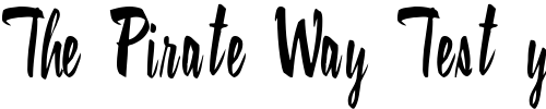 Font : Swish-Regular Custom Text : The Pirate Way Test your own text here Click to download or to view this font on a tshirt that can be custom printed in Bali