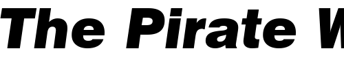 Font : Swiss-721-Black-Italic-BT Custom Text : The Pirate Way Test your own text here Click to download or to view this font on a tshirt that can be custom printed in Bali